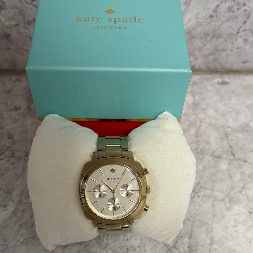 Kate Spade Gold  Chronograph Watch